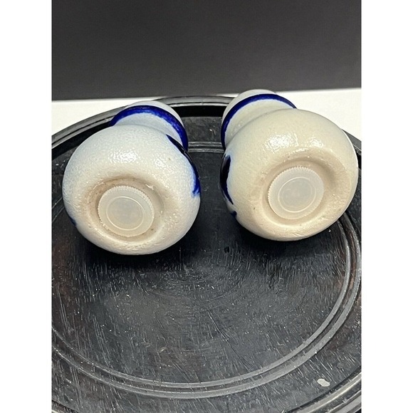 Goebel Merkelbach Salzglasur Jam Dish/salt an pepper Shaker Glazed Germany (716) - Picture 6 of 9